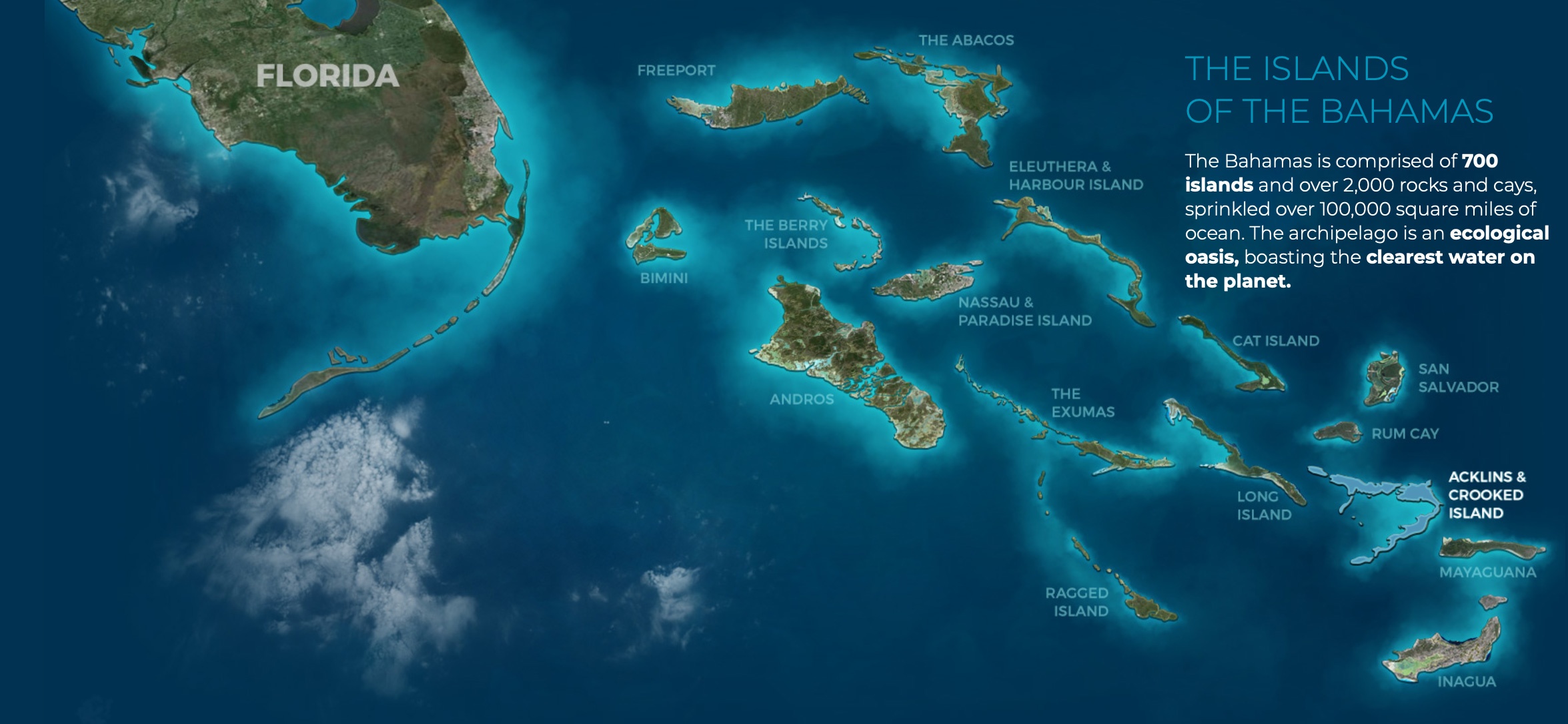 Остров Парадайз Багамы на карте