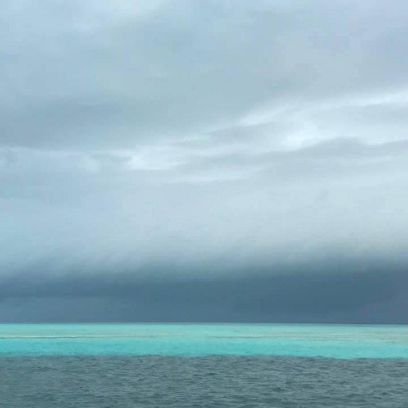 Weather coming in - Berry Islands